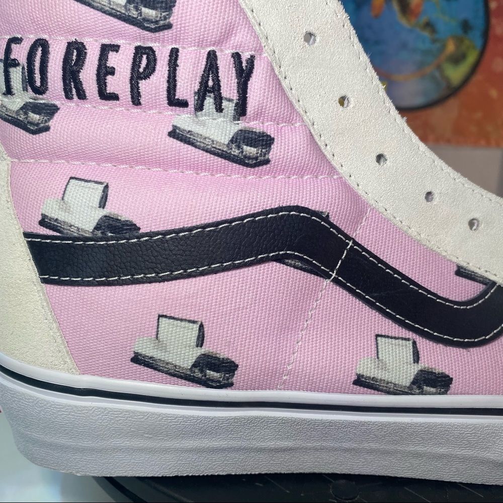 🆕 Vans	Cali Thornhill Dewitt Vault Sk8-Hi LX 'Pink Doomsday Foreplay' - Mens 9 - Picture 3 of 12